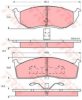 CHRYS 0000K04773264 Brake Pad Set, disc brake